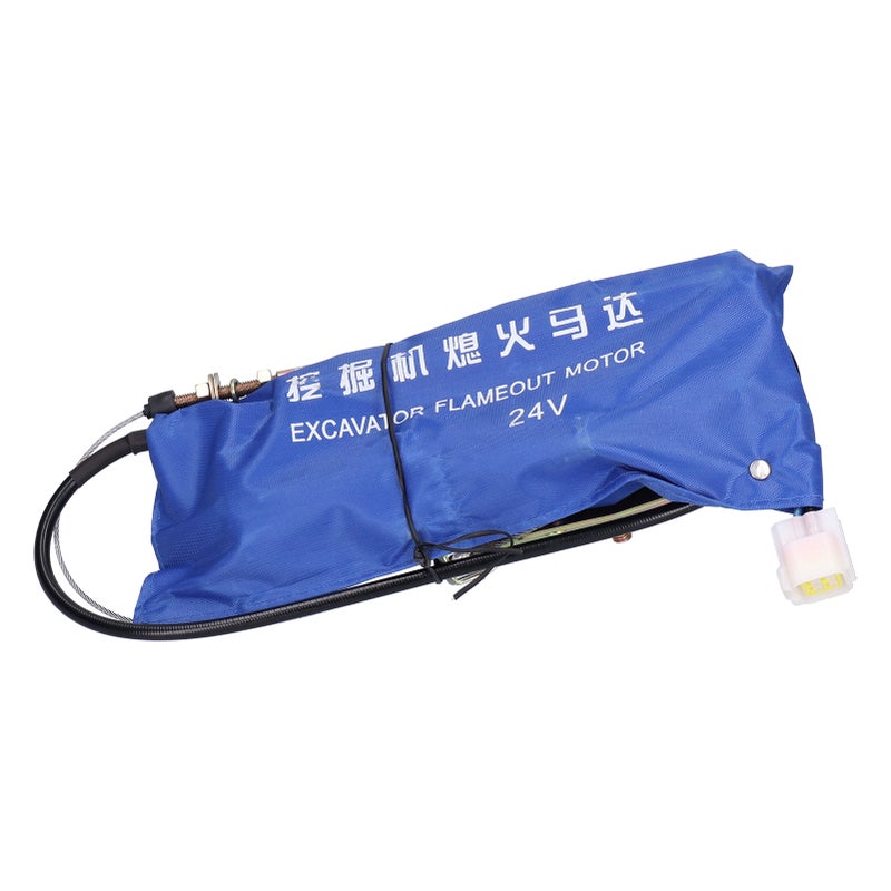 Stop Solenoid Motor Electric Flameout for SY Excavator Engine Parts Accessories 1meter 24V - Image 5