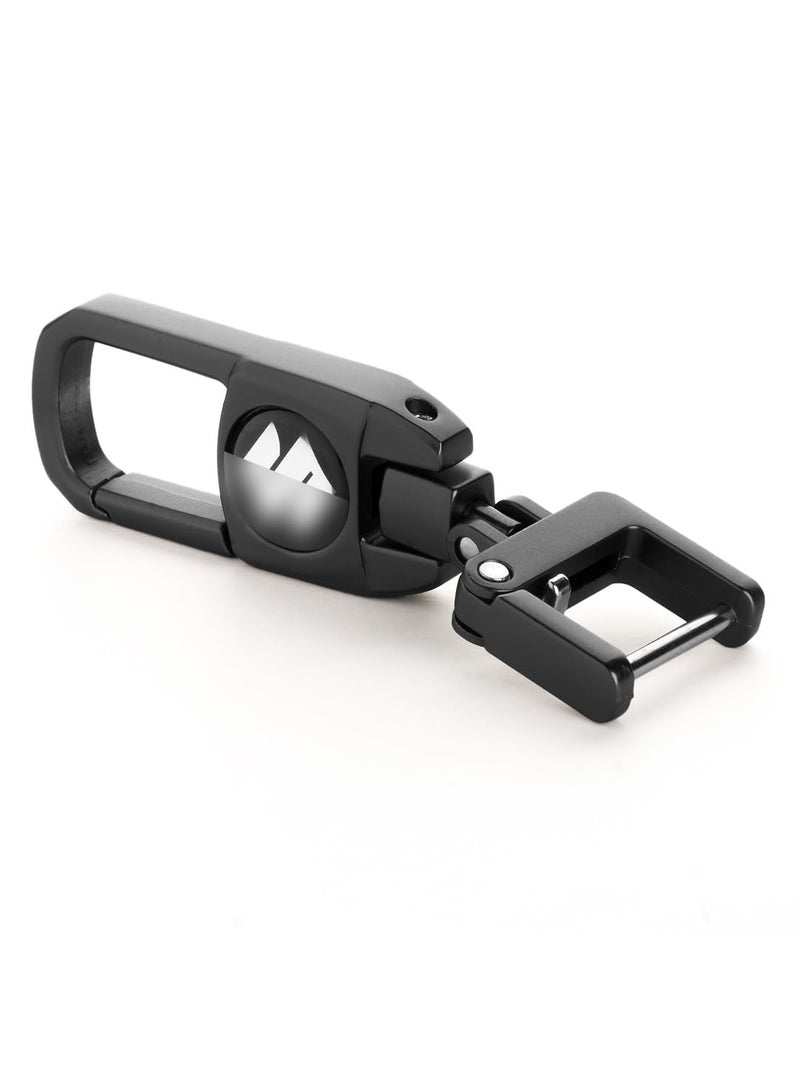 Contacts Heavy Duty Stainless Steel Key Chain Compatible For Swift Dzire Brezza Fronx Invicto Jimmy Grand Vitara Xl6 Baleno Suzuki, Black - Image 1