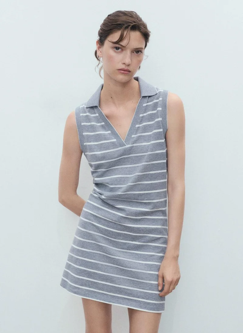 MANGO Short Polo-Style Dress