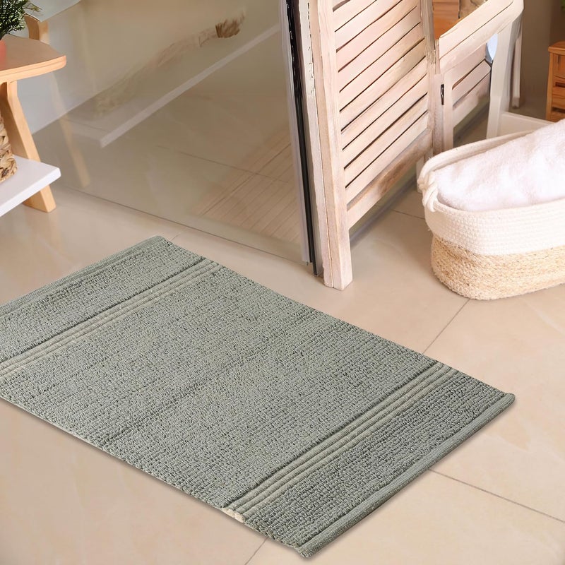 Democracy Homes Democracy Homes Door Mats for Home Entrance Antislip Floor Mat for Living Room Door Mats for Home with Extra Soft and Absorbent Water Machine Washable 45 x 65 cm Loop Rib Design  - Image 1