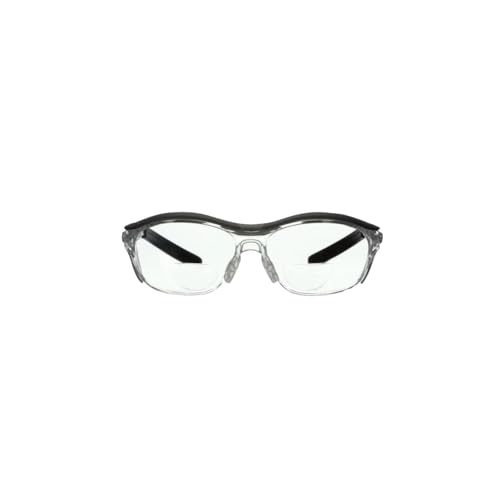 3M Readers 2.0X Safety Eyewear, Impact-Resistant, Blocks 99.9% of UV, Clear lenses, Safety Glasses With Built In Bifocal Power Of +2.0, Lightweight, Adjustable Temple Lengths, 1 Pack (91192H1-C) - Image 2
