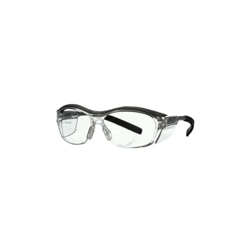 3M Readers 2.0X Safety Eyewear, Impact-Resistant, Blocks 99.9% of UV, Clear lenses, Safety Glasses With Built In Bifocal Power Of +2.0, Lightweight, Adjustable Temple Lengths, 1 Pack (91192H1-C) - Image 4