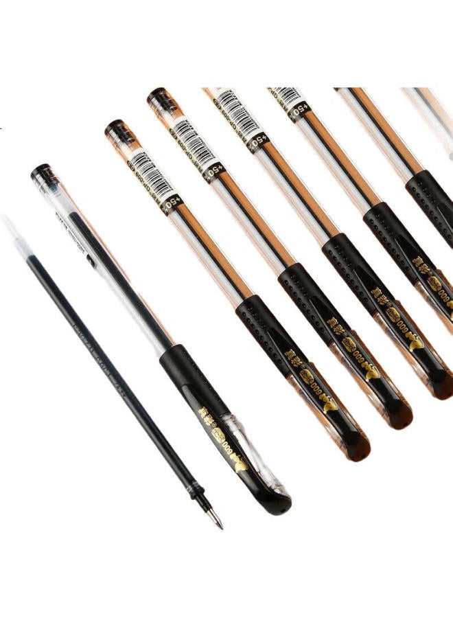 Truecolor Gold 009 Neutral Pen 0.5Mm Black Classic Office Bullet Tip High Capacity Exam Special Pen Business Office Signature Pen Student Stationery Supplies Meeting Recording Pen - Image 2