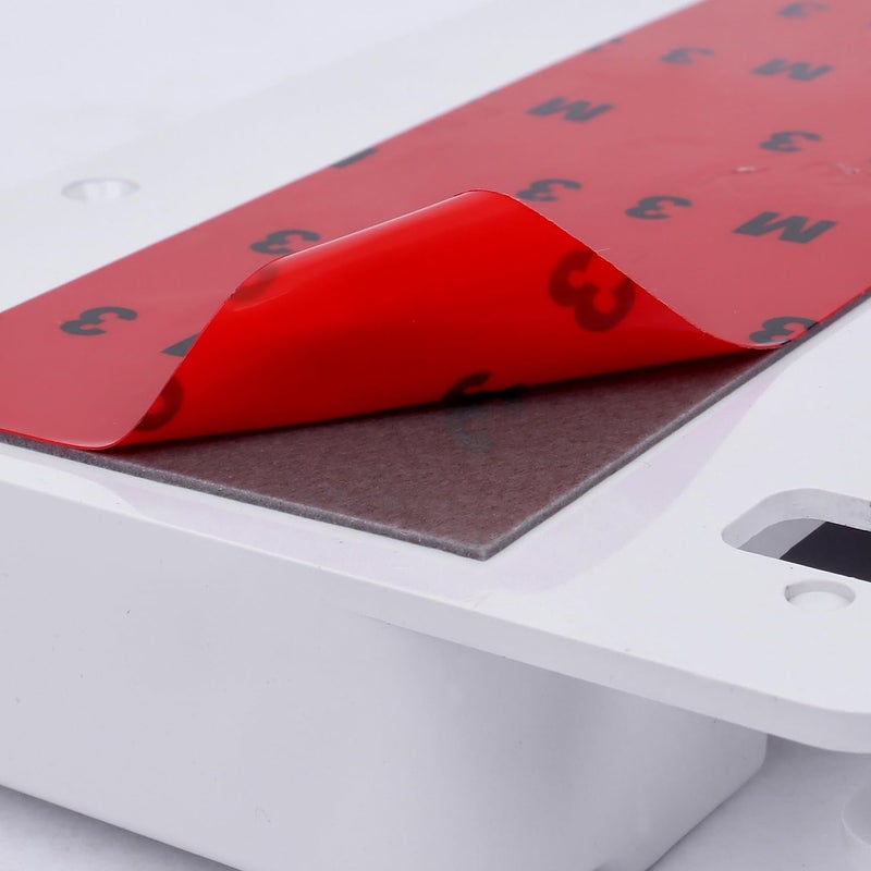 WALLVIEW TECH Plastic Wall Mount Mobile Holder with Remote Control Storage Racks, Key Hanger, Pen Holder Space/Self-Adhesive/Multi Purpose Accessories (White) - Image 5