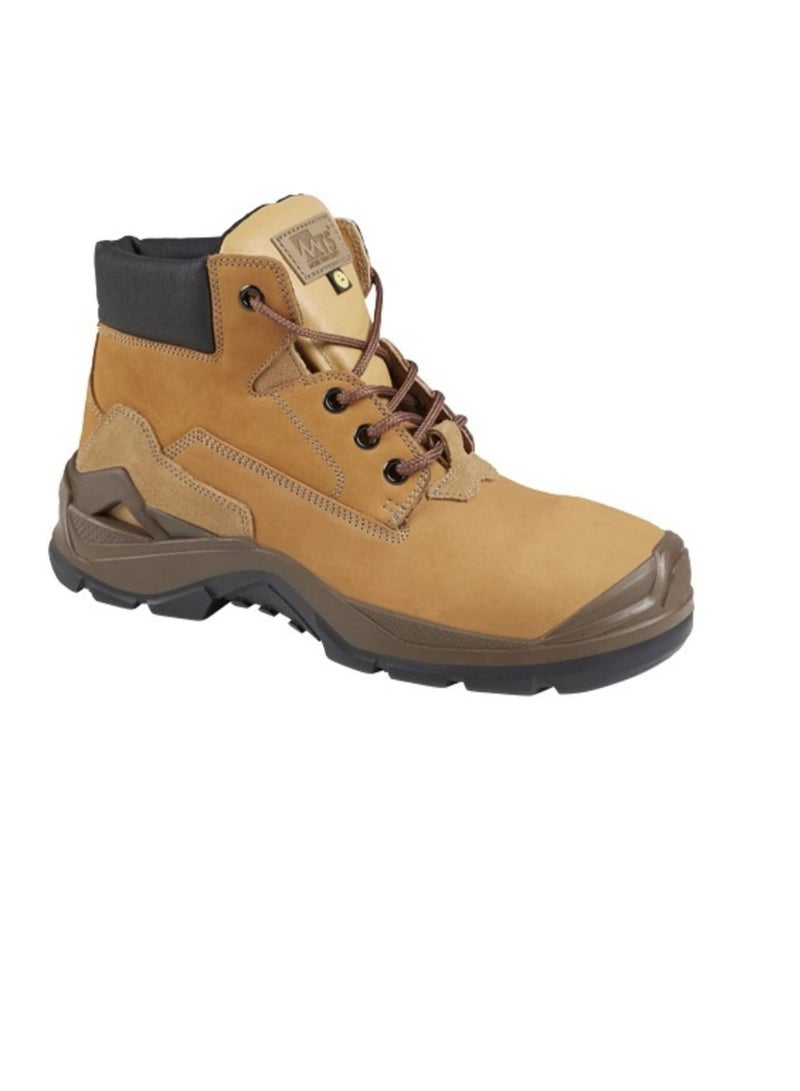 Honeywell MTS By Honeywell Professionals Engineers Leather ESD Protected Safety Shoes, Mesh Breathable Lightweight Comfortable Steel Toe Industrial Construction Slip Resistant Boot (U.E 41 - UK 7)  - Image 2