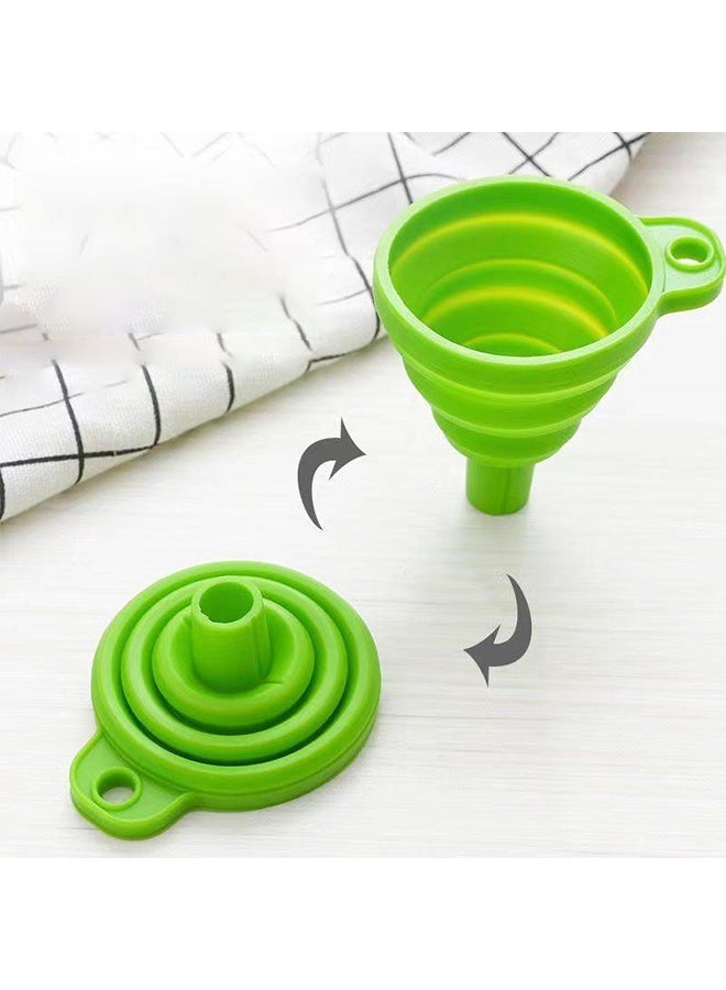 قمع قابل للطي من قطعتين متعدد الألوان - Image 4