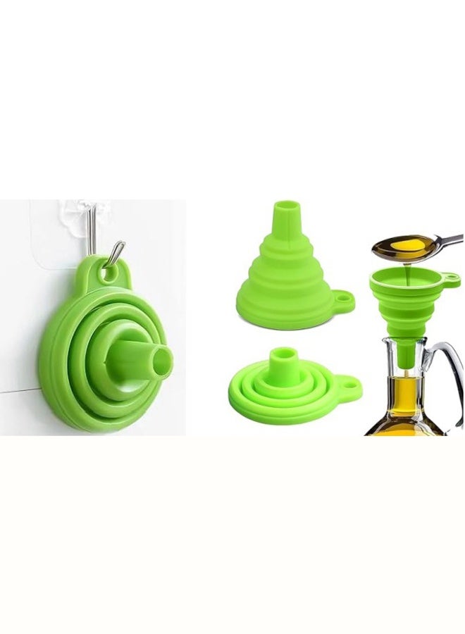 قمع قابل للطي من قطعتين متعدد الألوان - Image 3