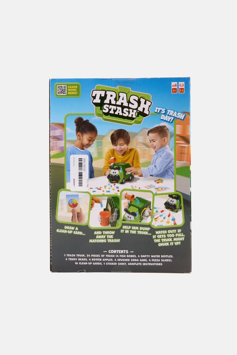 Goliath Trash Stash Dump Into Garbage Truck Game, Green  - Image 2