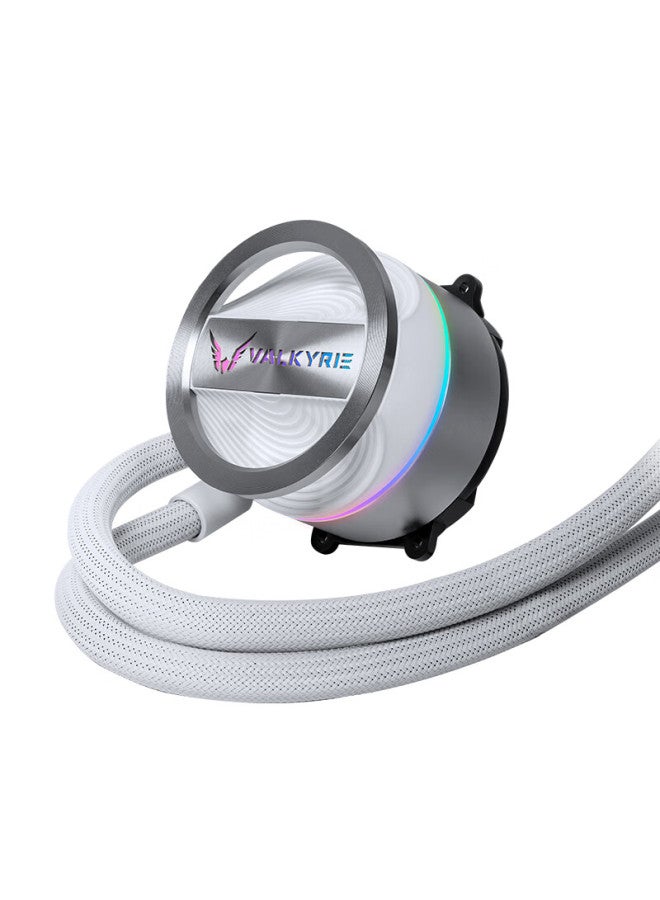 Valkyrie Gl360w Vk All-in Cpu Water Cooler, Multi-platform Mounting Brackets, Supports Lga1700, Argb Lighting Effects, Aluminum Cold Plate - Image 2