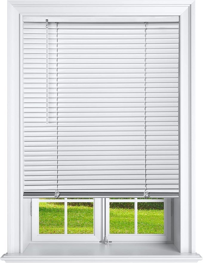 CORDLESS 1 INCH WINDOW BLINDS CORDLESS BLINDS LIGHT FILTERING MINI BLINDS 32 X 64