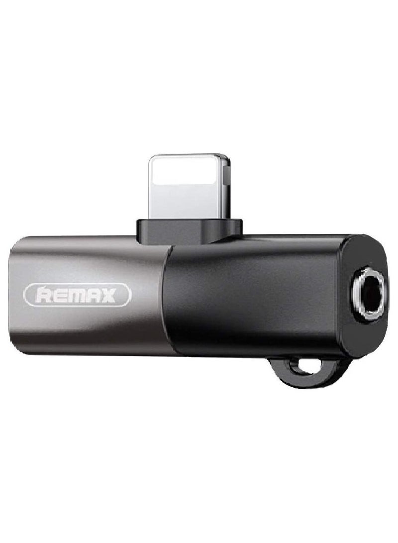 ريماكس Rl-La09I Fashion Audio Adapter - Black - Image 2