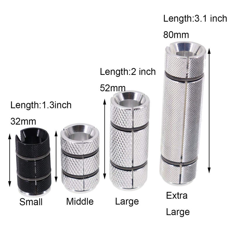 Neco Headset Expander Top Cap Star Nut Plug Bolt Stem Expanding Nut Bolt Carbon Fiber Cap Cover Long Large Size (Extra Large Alu Cap 1-1/8) - Image 2