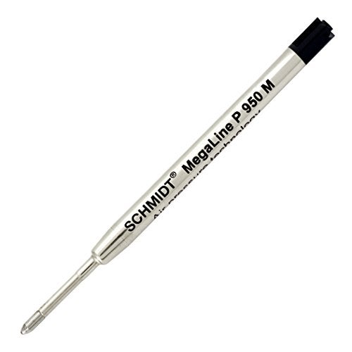 Schmidt P950 Megaline Pressurized Ballpoint Refill Medium, Black, 2 Pack Blister (SC58147) - Image 3