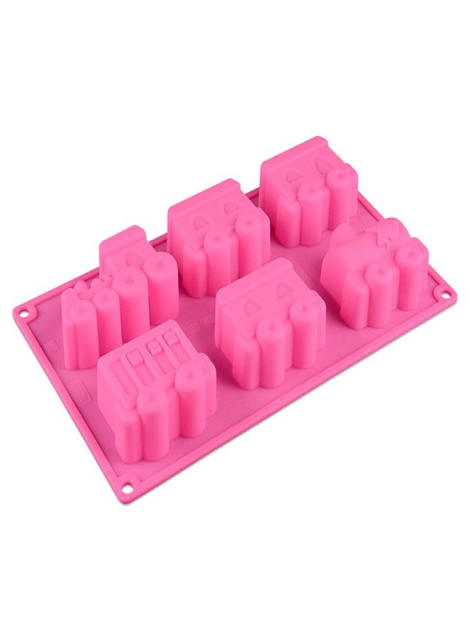 FantasyDay 1 Pack Cartoon Train Silicone Muffin Mold & Cupcake Baking Pan for Birthday Theme Party, Muffin Cups, Ice Cube, Soap, Wafer, Cake, Tart, Pie, Flan, Dough, Donut - Image 3