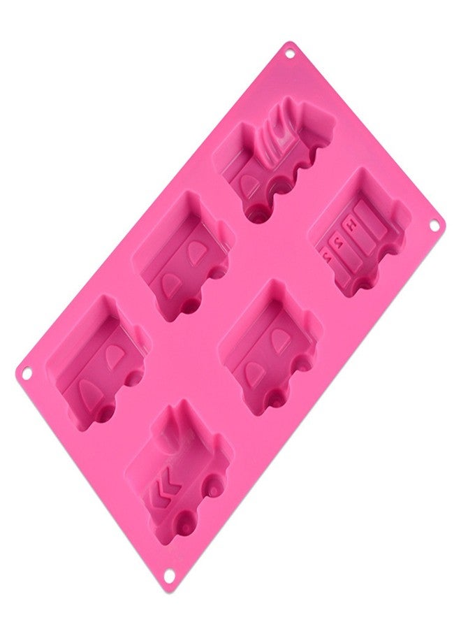 FantasyDay 1 Pack Cartoon Train Silicone Muffin Mold & Cupcake Baking Pan for Birthday Theme Party, Muffin Cups, Ice Cube, Soap, Wafer, Cake, Tart, Pie, Flan, Dough, Donut - Image 4