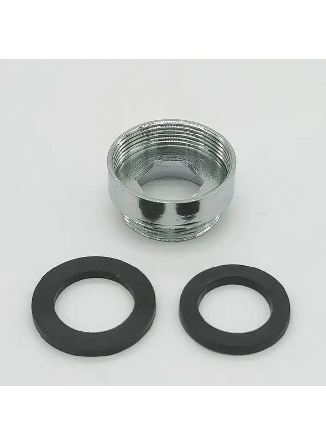 Faucet Foaming Adapter 24mm Female to 22mm Male Chrome Brass Sink Kit F24 M22 - Image 3