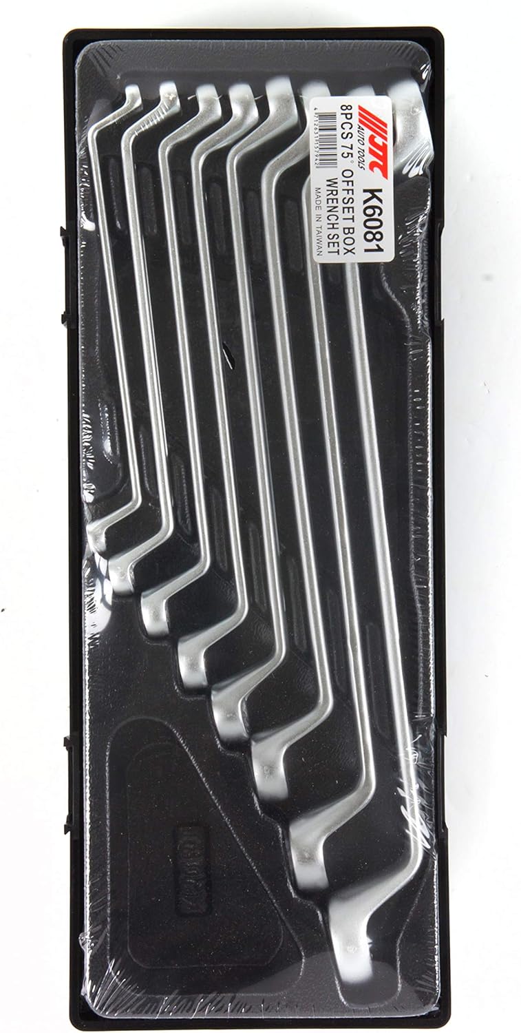 JTC 8PCS Double END Ring DEEP Offset Box Wrench Set by JTC K6081 - Image 4