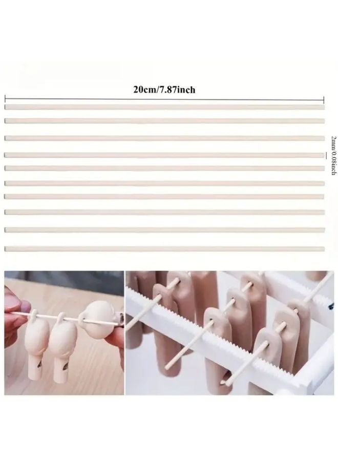 3 قطع عصي فرن عالية الحرارة قضبان سيراميك مقاومة للحرارة لفنون الطين والسيراميك - Image 4