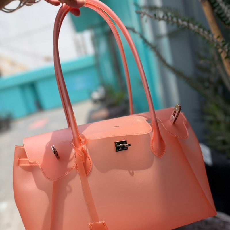 Jelly Firkin Women's Bucket Shoulder Bag TPU Handbag Summer 2026 - Image 2