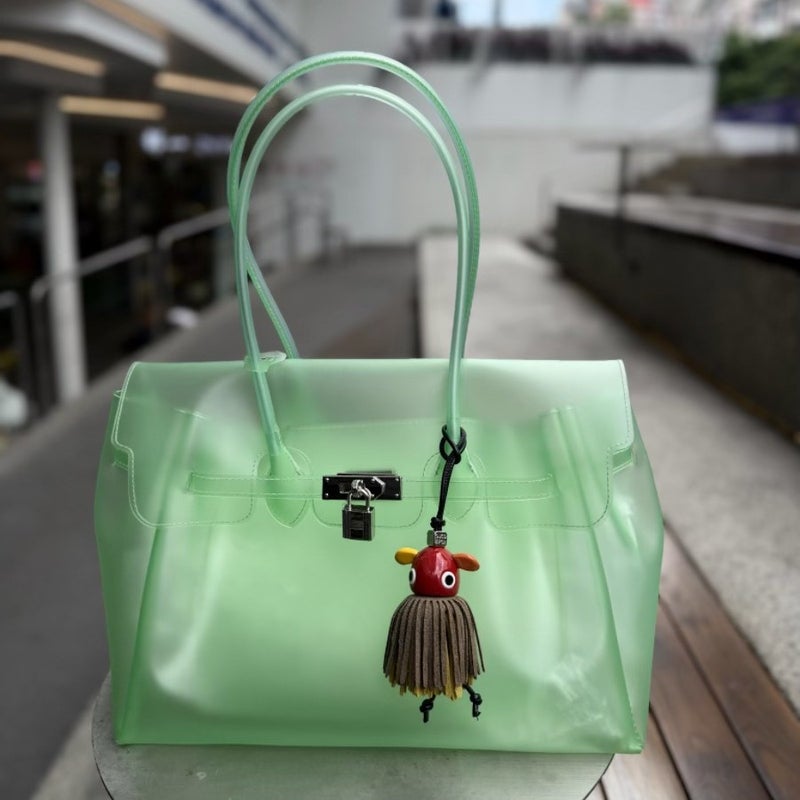 Jelly Firkin Women's Bucket Shoulder Bag TPU Handbag Summer 2026 - Image 1