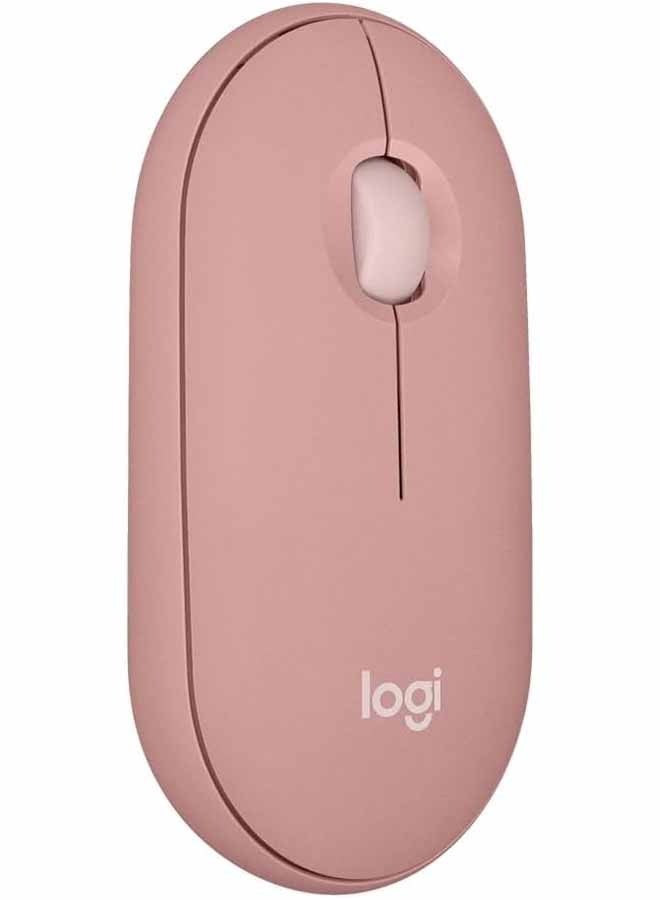 Logitech Pebble Mouse 2 M350S Slim Bluetooth wireless mouse, portable, customizable button, quiet click, 4K DPI, 24-month battery - Image 1