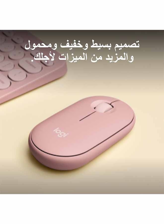 Logitech Pebble Mouse 2 M350S Slim Bluetooth wireless mouse, portable, customizable button, quiet click, 4K DPI, 24-month battery - Image 2