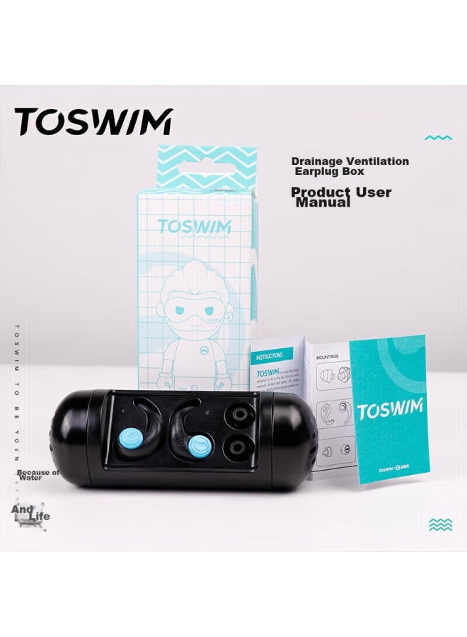 Toswim Professional Swimming Earplugs, Soft And Comfortable, Waterproof, Prevent Ois Media, Bathing And Swimming Equipment, White Sand Shallow Beach - Image 4