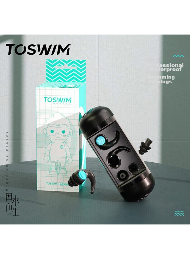 Toswim Professional Swimming Earplugs, Soft And Comfortable, Waterproof, Prevent Ois Media, Bathing And Swimming Equipment, White Sand Shallow Beach - Image 5