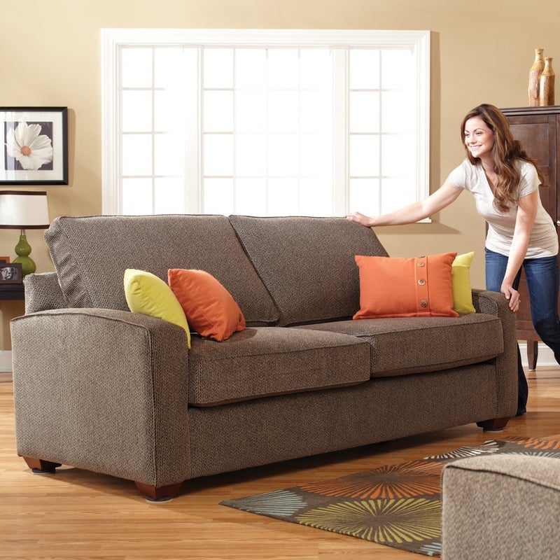 SUPER SLIDERS SuperSliders 4713995K Reusable Felt Furniture Movers for Hardwood Floors- Quickly and Easily Move Any Item, 5" Round (4 Pieces),Beige - Image 5
