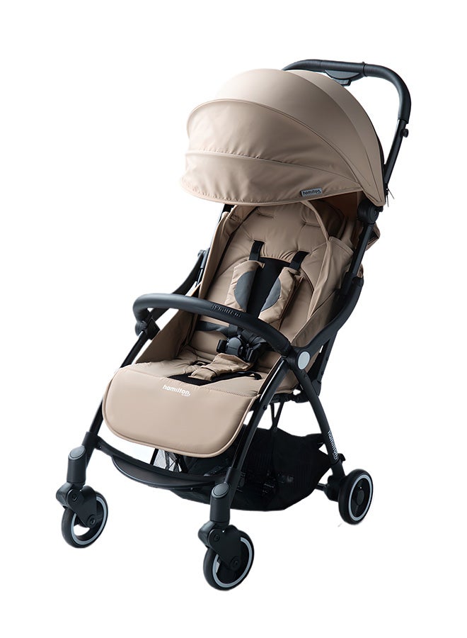 Hamilton Everyday Stroller Kaki MagicFold Cabin-Size Infant to 6 Years Travel System Ready SPF 50+ Canopy Magnetic Buckle Lightweight All-Wheel Suspension - Image 1