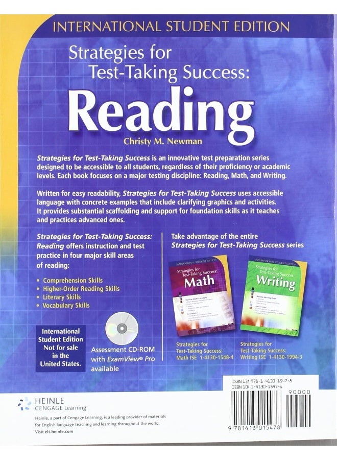 INTL STDT ED-STRATEGIES FOR TEST TAKING SUCCESS-READING - Image 2
