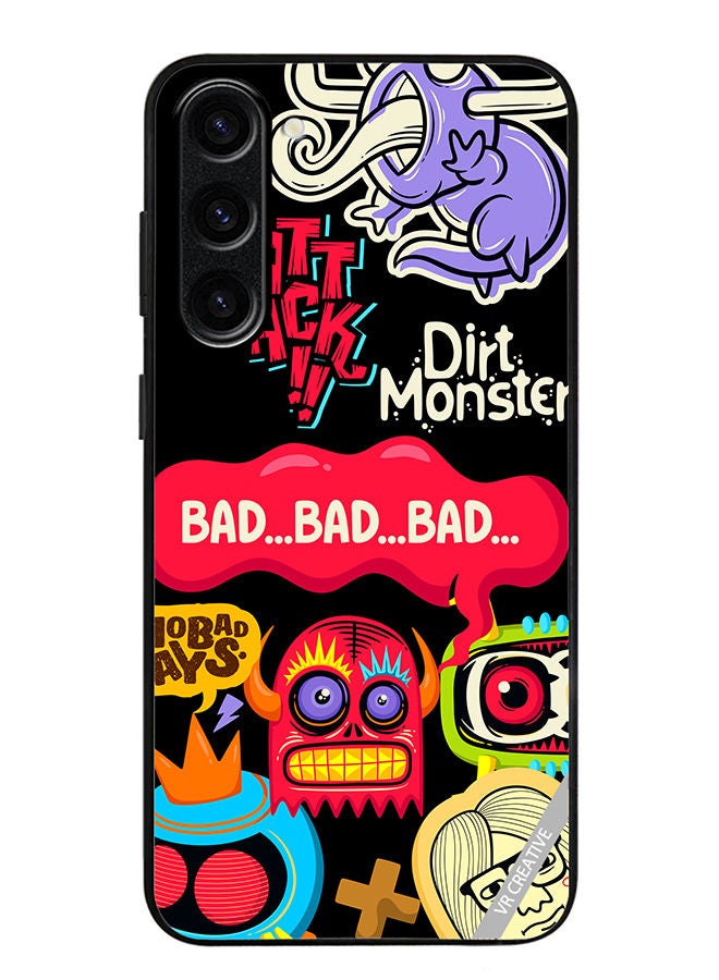 VR CREATIVE Protective Case Cover For Samsung Galaxy S23 Monsters Design Multicolour - Image 1