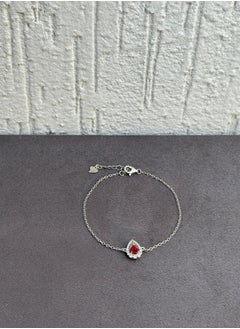 Ruby Teardrop Halo