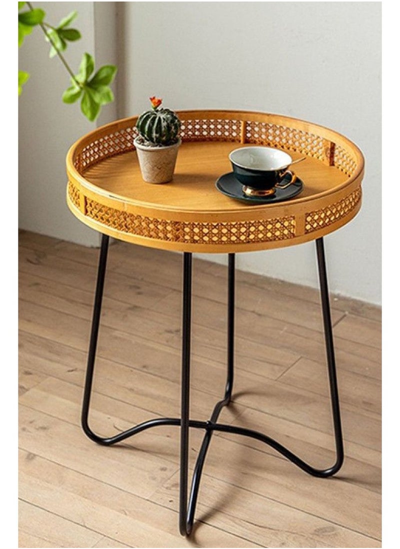 ماركة غير محددة - طاولة خدمة جانبية متعددة الوظائف (60*60*50سم) - Image 1