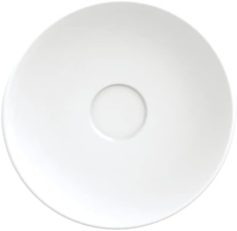 TRAMONTINA Paola HS Espresso Saucer - Porcelain, White - Image 1