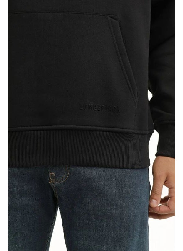 LUMBERJACK - MB Ros 4pr Black Men's Sweatshirt 17HS109 - Image 1