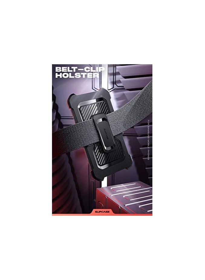 SUPCASE Unicorn Beetle Pro Series Case Designed For Galaxy S22 Ultra 5G (2022 Release), Full-Body Dual Layer Rugged Holster & Kickstand Case Without Built-in Screen Protector - Black - Image 5