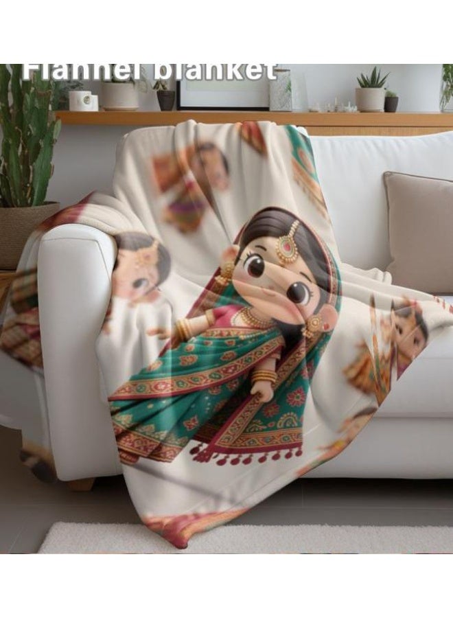 general Flannel thin blanket (warm and comfortable, suitable for sleep, gaming, dust removal and sandproof) 150cm*200cm - 834 - Image 4