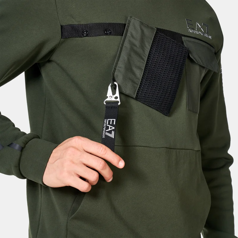 EA7 Emporio Armani Men's 7.0 Pack Logo Hoodie