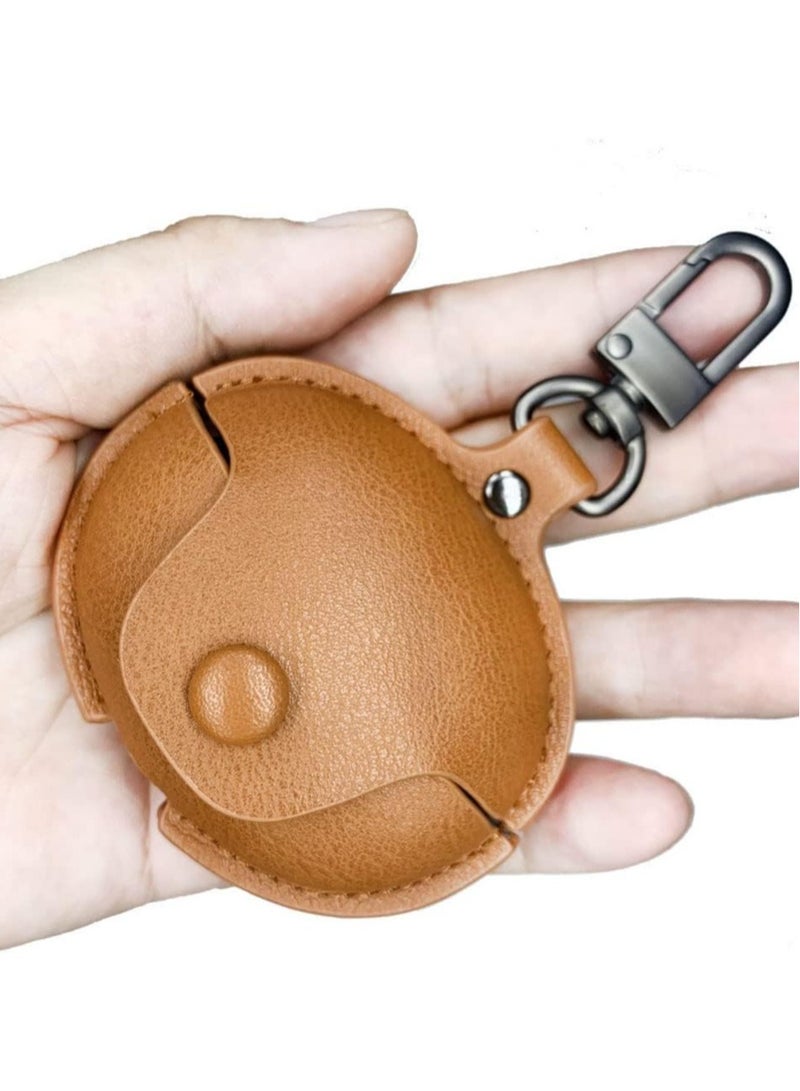 ELTRAZONE Protective Leather Case With Carabiner For Huawei FreeBuds 4i - Image 1