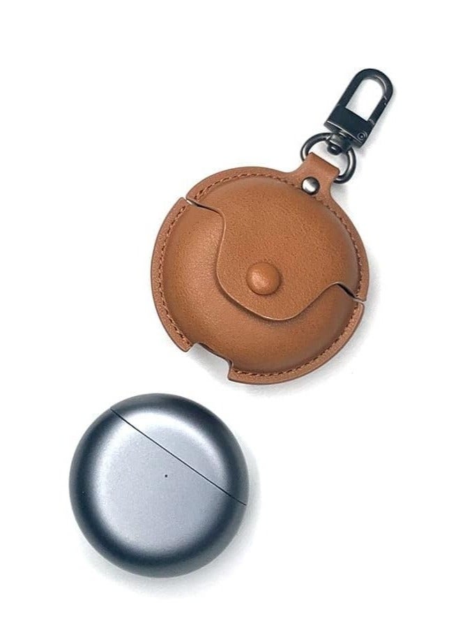 ELTRAZONE Protective Leather Case With Carabiner For Huawei FreeBuds 4i - Image 3