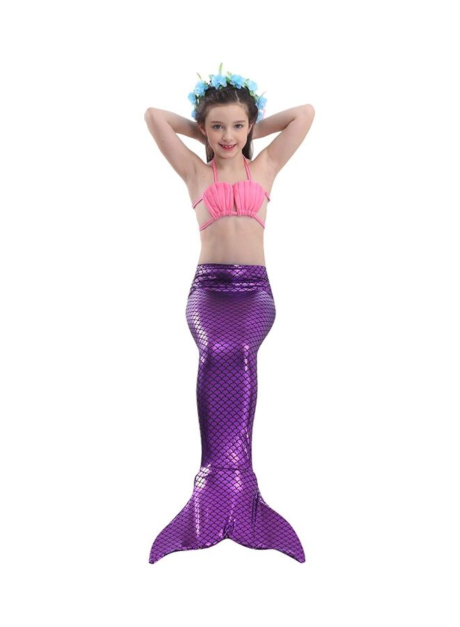 نيبمينينت 3-Piece Mermaid Swimming Costume Set 110cm - Image 3