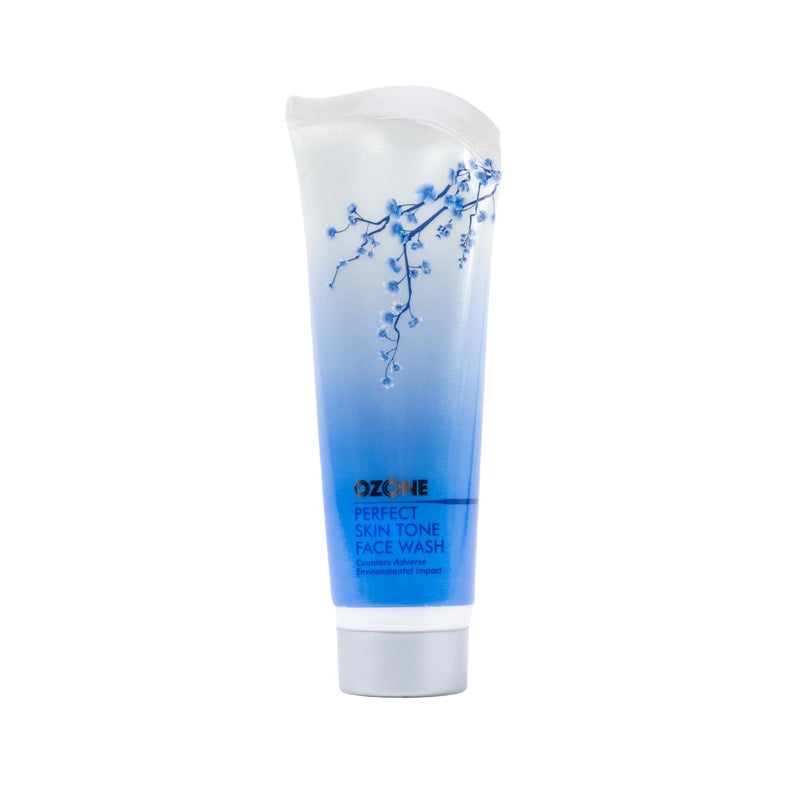 Ozone Ozone Perfect Skin Tone Face Wash For Men Women Ideal For All Skin Types Helps in Nourishing Glowing Moisturising The Skin Enriched with Aloe Vera Lemon Cucumber 100 g Pack of 1  - Image 1