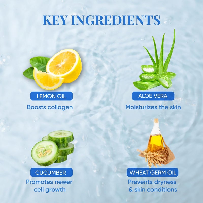 Ozone Ozone Perfect Skin Tone Face Wash For Men Women Ideal For All Skin Types Helps in Nourishing Glowing Moisturising The Skin Enriched with Aloe Vera Lemon Cucumber 100 g Pack of 1  - Image 3