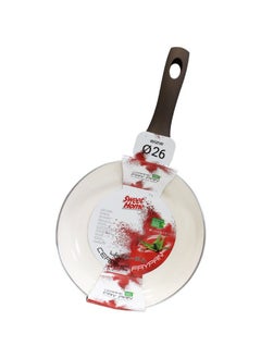 Sweet Home Ceramic Frying Pan Set - 26 CM | PFOA Free, Oven Safe, Induction Compatible, Dishwasher Safe, Grey/Cream  - Image 2
