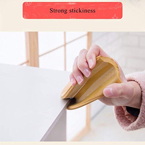 SYGA Pack of 2 Baby Safety Strip Furniture Edge Guard Cushion Corner Cover 2 Meter 6.5 feet Tape Infant Bump Protector (UShape_Brown) - Image 4