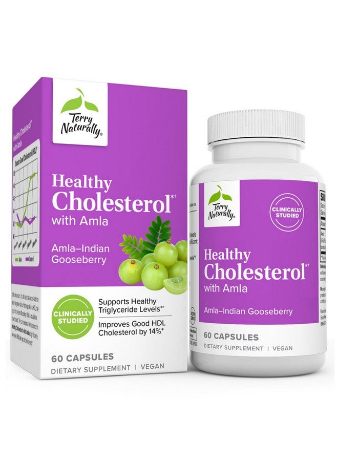 Terry Naturally كوليسترول صحي مع أملاء 60 كبسولة يدعم مستويات ثلاثي الجليسريد الصحية و HDL الجيد غير معدّل وراثيًا نباتي كوشير 30 حصة - Image 2