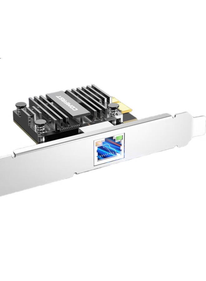 Comfast Pci-E 5G Wired Network Card Desktop Computer Built-In Pcie To Gigabit Network Card Rj45 Network Port Expansion Host Ethernet Full Duplex Adaptive 5000M Network Card - Image 3