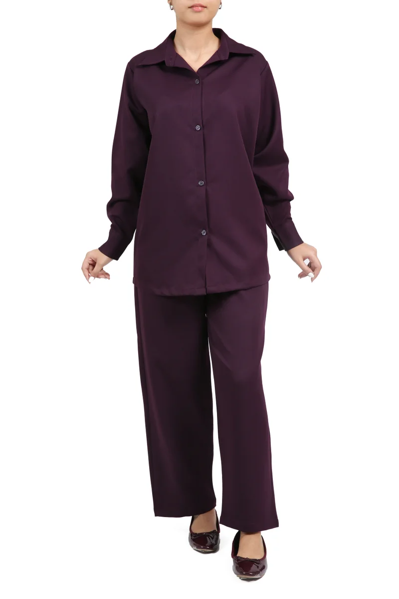 Nikias Nikias Red Barbie fabric trouser set