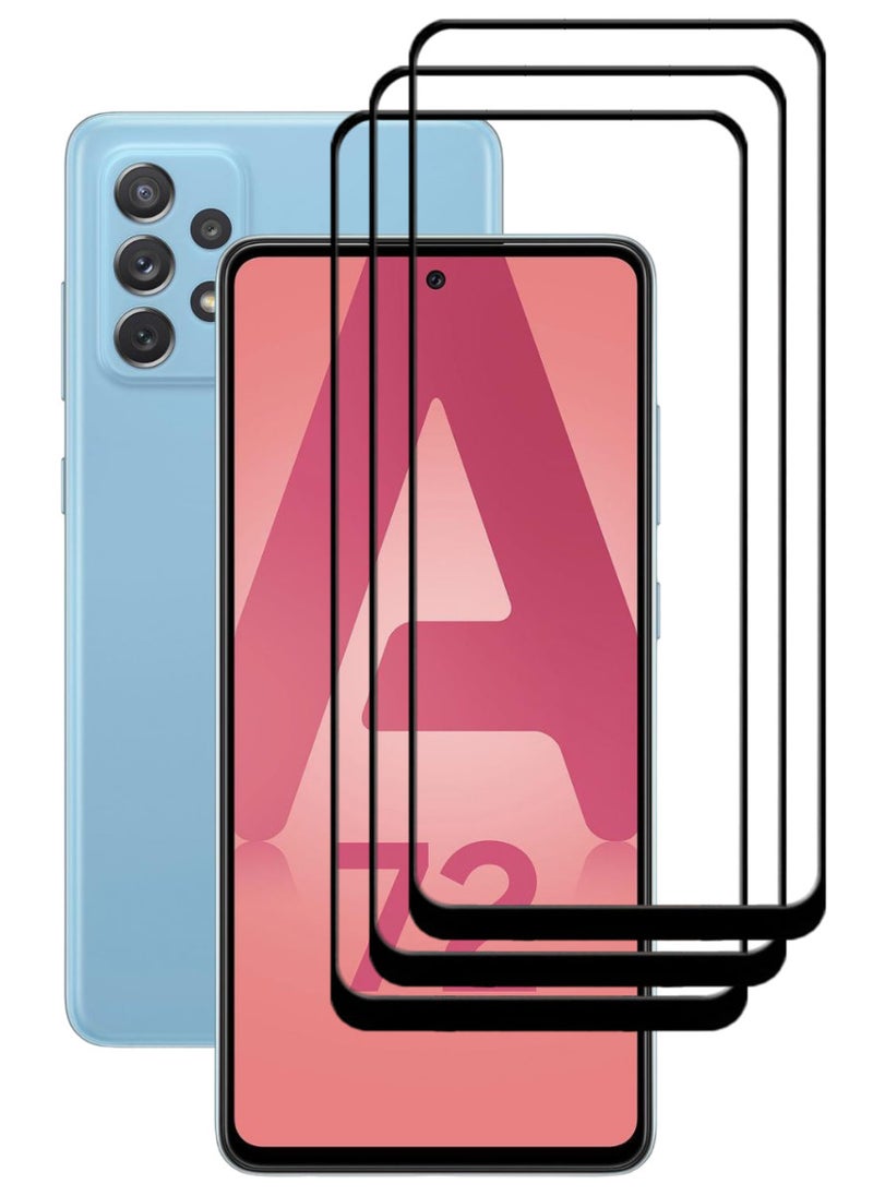 أكاليكس 3 قطع، حماية شاشة، لهاتف سامسونج جالاكسي A72، جودة ممتازة. - Image 1